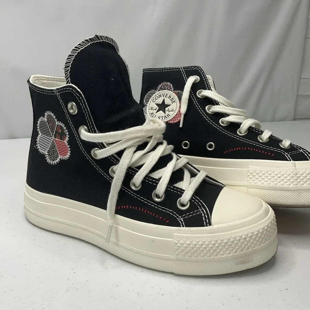 Converse Chuck Taylor‎ All Star Lift Hi Platform Shoes Black A05194C Women Sz 6